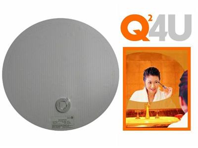 Ronde Spiegelverwarming – Elegant & Condensvrij Ronde Spiegelverwarming – Elegant & Condensvrij