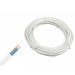 12 / 24 / 230 volt kabel, 2 x 0.75mm, per 2 meter - wit -