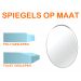 Spiegel op maat 4 mm ovaal (Poly geslepen) -