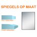 Spiegel op maat 4 mm rechthoek (Facet geslepen) -