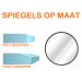 Spiegel op maat 6 mm rond (Poly geslepen) -