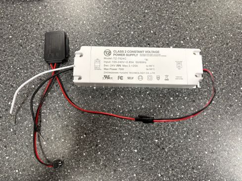 Q24U 24V 75W LED Driver met Touch Dimmer – Q24U TZ-7524C – Spiegelverlichting