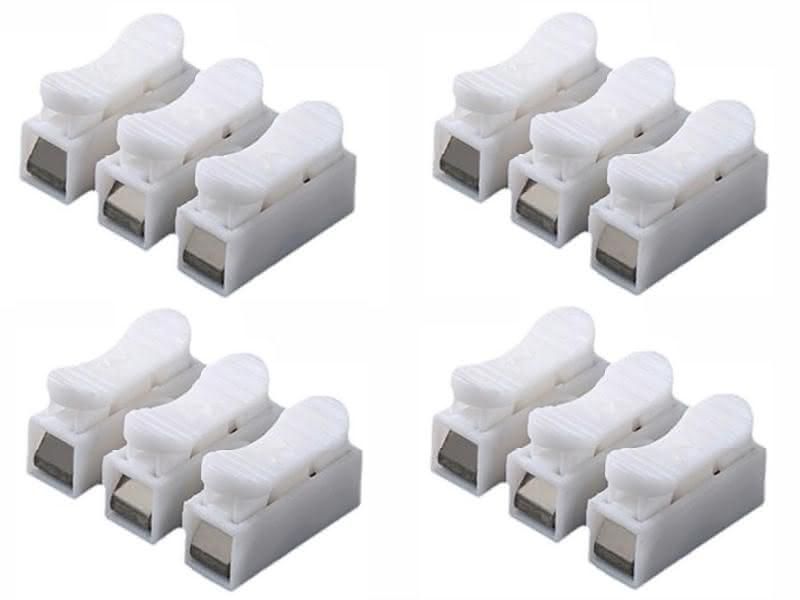 Quick-connect Terminal CH-3, 230 volt - zonder schroeven, 4 stuks