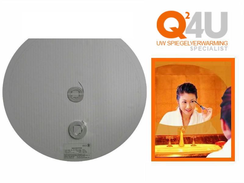 Badkamer spiegelverwarming Rond 900 mm, 90 cm 230 volt