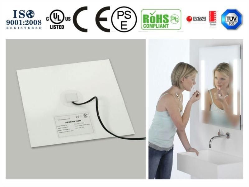 Badkamer spiegelverwarming Rechthoek 220 x 280 mm, 22 x 28 cm  12 volt -